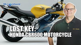 Lost Keys Honda CBR600 Motorcycle | Mr. Locksmith Video