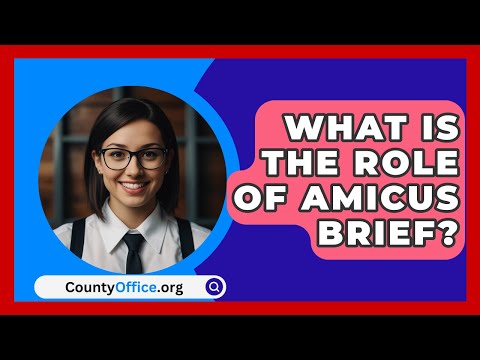 What Is The Role Of Amicus Brief? - CountyOffice.org