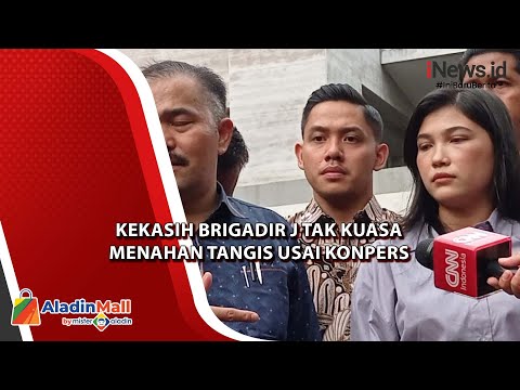 Kekasih Brigadir J Tak Kuasa Menahan Tangis usai Konpers