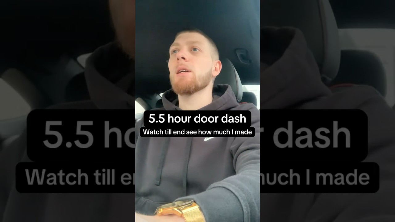 5.5 Hour Door Dash!! So many double order