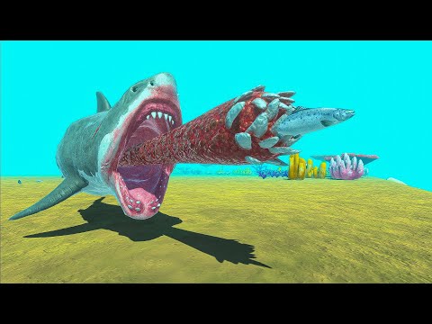 NEW UPDATE MUTANT MEGALODON - Animal Revolt battle Simulator