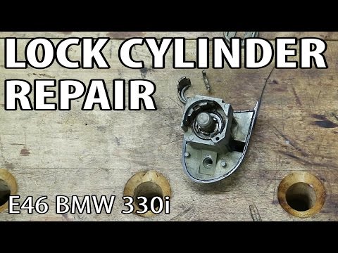 BMW E46 Key Lock Cylinder Repair DIY