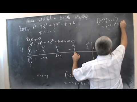 Lectia BAA 62    - Expresie din multimea numerelor complexe