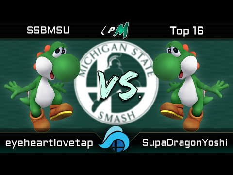 Project MSU Singles Top 16 - eyeheartlovetap (Yoshi) vs. SupaDragonYoshi (Yoshi/Wolf)