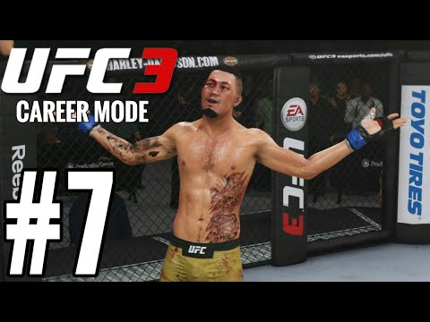 UFC 3 Career Mode Walkthrough Part 7 - TOE TO TOE WITH MAX HOLLOWAY!