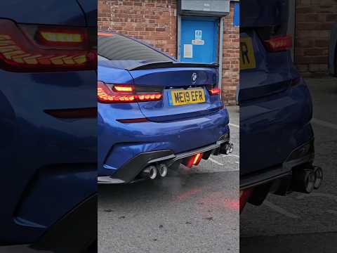 BMW G20 3 SERIES CARBON FIBRE LED DIFFUSER WITH CARBON QUAD TIPS INSTALL#BMW #MODNATIONS #MANCHESTER
