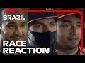 Drivers React After Rollercoaster Race | 2021 Brazilian Grand Prix