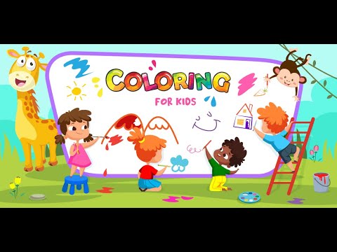 Coloring Book Games for Kids Video