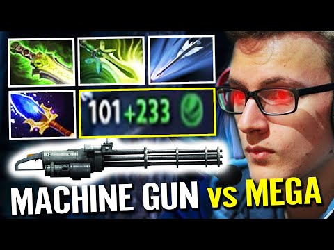 Miracle MACHINE GUN vs MEGA CREEPS! WTF +350Agi Drow Ranger SUPER HARD EPIC Pro Gameplay Dota 2