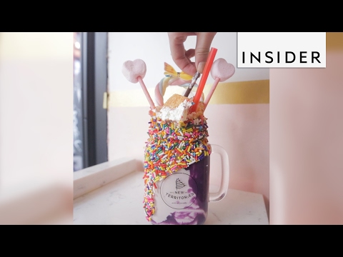 The Unicorn Parade Milkshake is all things whimsical