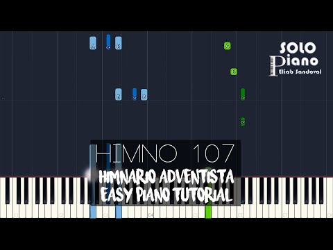 HIMNO 107 - Canto el gran amor | Easy Piano Tutorial + Partitura