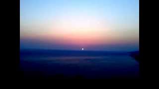 preview picture of video 'Full Sunset over Ionian Sea - Keri - Zakynthos 2015'