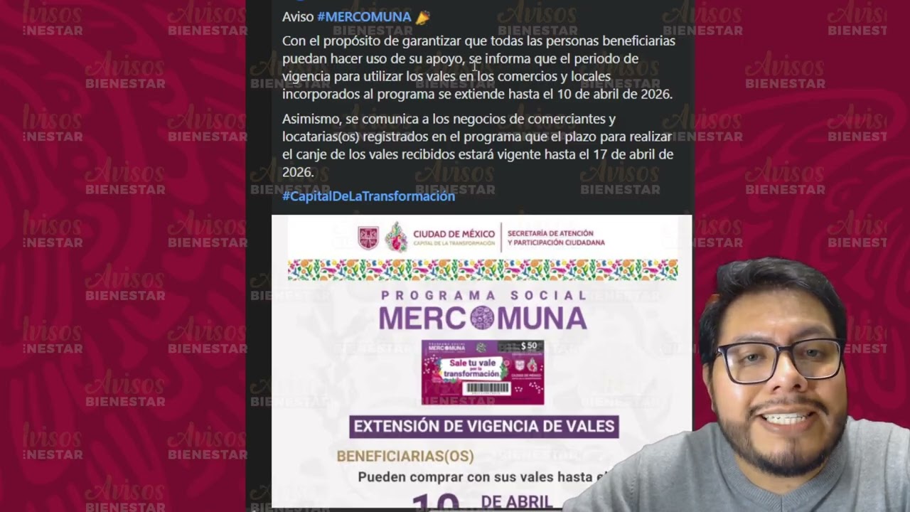 ¡CORRELE! vales de mercomuna que no se te pase se extiende su vigencia beneficiarios y comerciantes