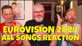 EUROVISION 2024 - ALL SONGS - REACTION