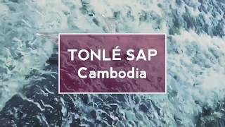 preview picture of video 'The view from traveling on the Tonlè Sap, Siem Reap. Cambodia ( กัมพูชา 柬埔寨 カンボジア 캄보디아 ) Time Lapse'