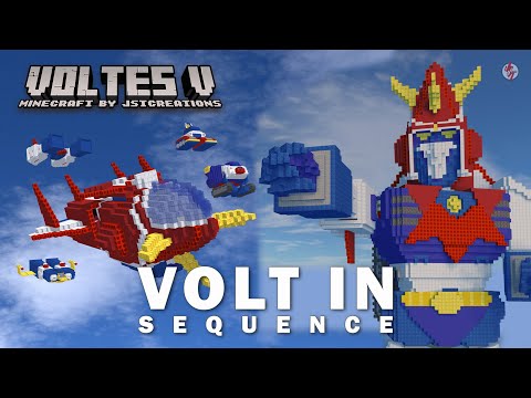 Voltes V Minecraft: Volt-In Sequence (Minecraft Animation) by JSTCreations