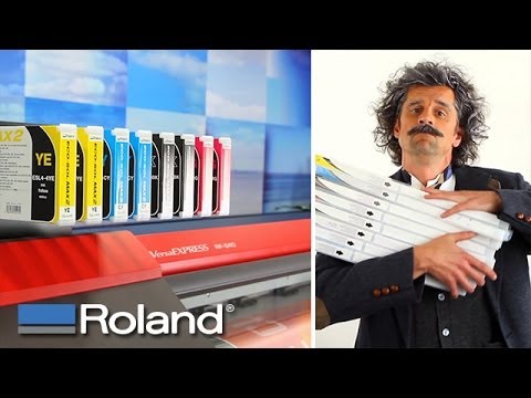 Roland Eco Solvent Machine