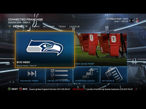 Madden 15 Online Connected Franchise Ep: 10 - Bye Week