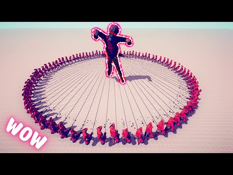 100x HARPOONS vs EVERY UNIT - Totally Accurate Battle Simulator TABS