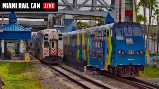 🔴 LIVE Miami Rail Cam | Metrorail Transfer Station | Trains 24/7 live webcam