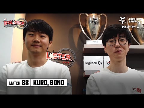 Interview with Kuro, bonO | SB vs KT 04.11 | 2020 LCK Spring