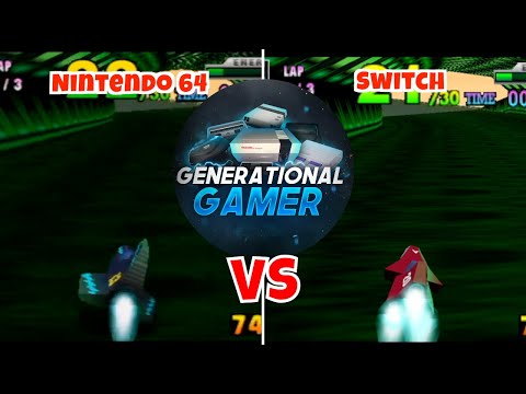 F-Zero X - N64 vs Nintendo Switch (Features Eon Super 64)
