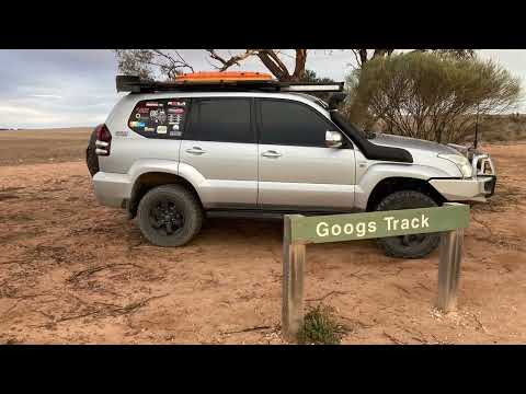 Googs track in a DAY and a BURNED out Vehicle blocking the Track