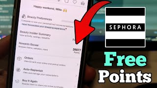 NEW Sephora App Rewards Free Points Hack - How to Get Free Points (Easy Method) - Sephora App Glitch