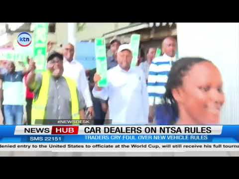 Mombasa car dealers raise concerns over NTSA vehicle movement regulations.