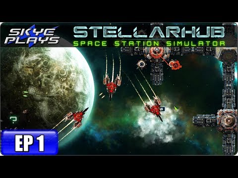 STELLARHUB Space Station Simulation Game - Let's Play Gameplay - Ep 1 - Planetbase Meets Rimworld!