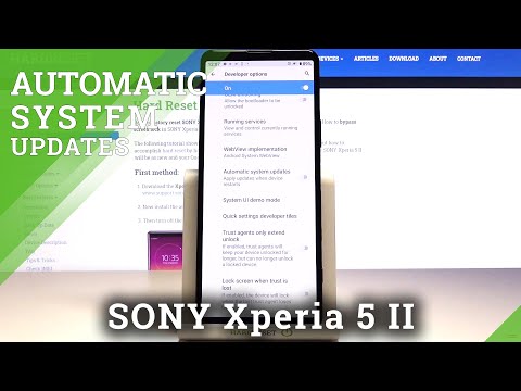 How to Enable Auto System Update in SONY Xperia 5 II – Update System Version