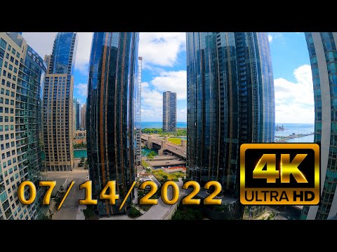 4K Chicago 07/14/2022 Full Day Time Lapse 24h
