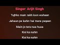 Hawayein Song Karaoke With Lyrics Arijit Singh jab harry met sejal clean Instrumental song