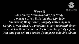 Eminem - Just Don&#39;t Give A F*** [Lyrics]