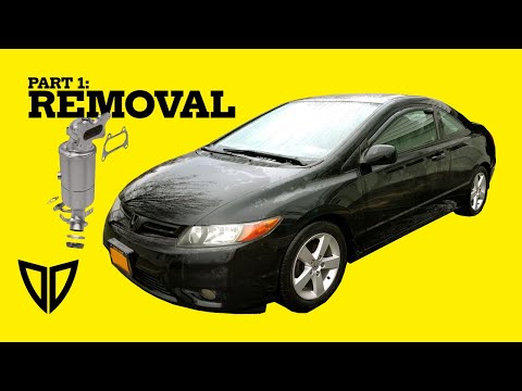 How to Remove a Catalytic Converter | 2009 Honda Civic 8th Gen | Part 1 | Pass State Emissions