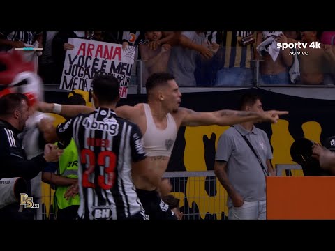 Gol de Paulinho - Atlético Mineiro 2 x 1 São Paulo | Brasileirão 2023 | SporTV 4K