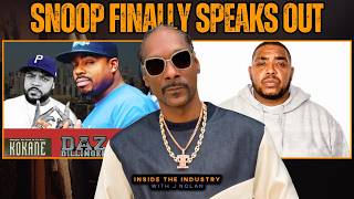 Snoop Dogg Finally Addresses Daz Dillinger & Kokane w/ Glasses Malone
