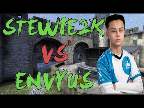 CSGO: POV Cloud9 Stewie2K vs ENVYUS (30/21) cobblestone @ ESL One Cologne 2016 Main Qualifier