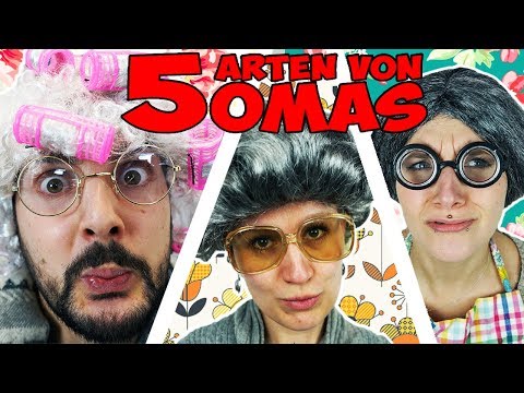 5 ARTEN VON OMAS, DIE JEDER KENNT Meckernde, Fürsorgliche, Nix-Verstehende, Anti-Eltern & Oma Köchin