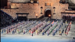 The Massed Pipes and Drums at The Royal Edinburgh Military Tattoo 2022