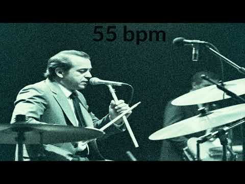55 BPM - JAZZ Rhythm 1/ Drum Track/ Drum Beat/ Base de Batería/ Metrónomo