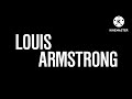 Louis Armstrong What A Wonderful World PAL High Tone Only 1967