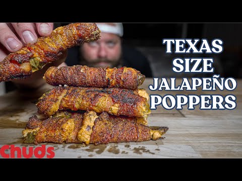 These Jalapeño Poppers Are Huge!  | Chuds BBQ