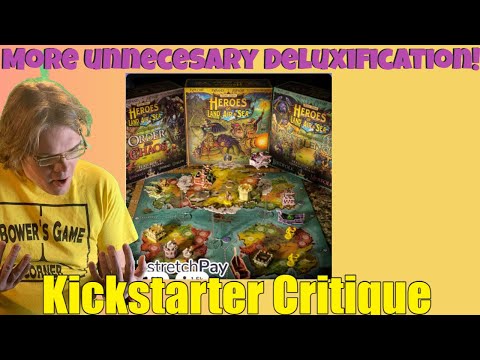 Heroes of Land, Air & Sea - Deluxe Reprint - Kickstarter Critique Review