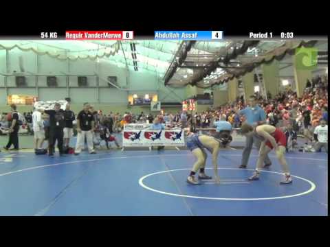 FILA Cadet 54 KG Requir VanderMerwe vs. Abdullah Assaf