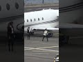 Cristiano Ronaldo steps out from his private plane