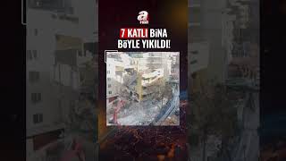 ANKARA'DA YIKIM SIRASINDA BİNA ÇÖKTÜ! | A Haber