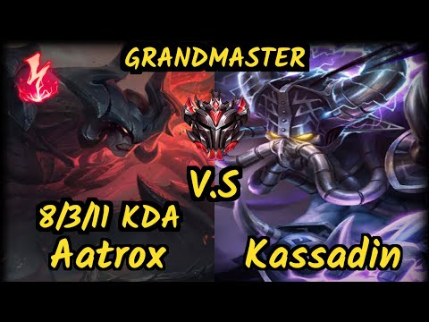 DOPA (Apdo) (AATROX) vs KASSADIN - 8/3/11 KDA MID GAMEPLAY - KR Ranked GRANDMASTER