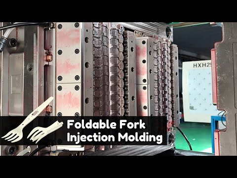 How to make foldable fork and spoon? - Plastic injection molding