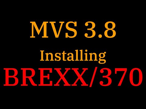 [016] MVS 3.8: Installing BREXX/370
